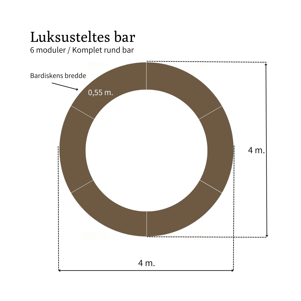 luksustelte-komplet-rund-bar-6-moduler