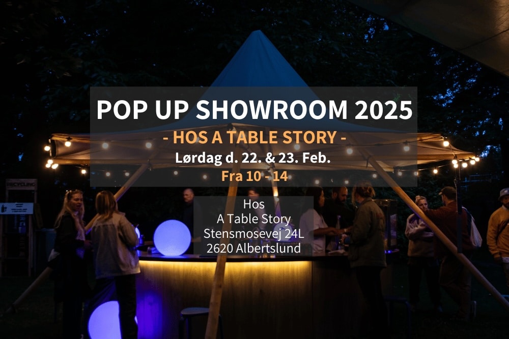 Pop Up Showroom med Luksustelte